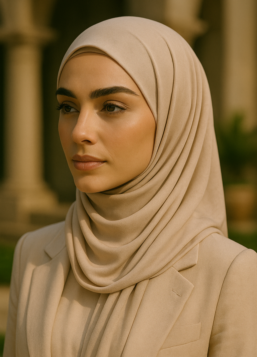 The SunVeil – Tan-Through Hijab